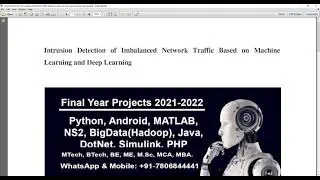 Intrusion Detection of Imbalanced Network Traffic Based on Machine Learning and Deep Learning