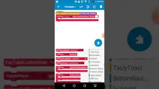 youtube player in view pager in sketchware pro