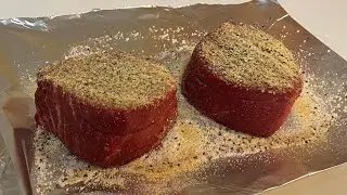 USDA Prime filet - rare/medium rare