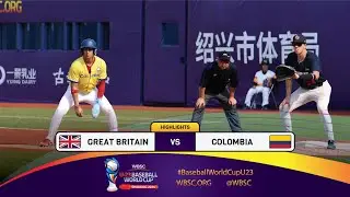 HIGHLIGHTS – Game 9 – Great Britain vs. Colombia - WBSC U-23 Baseball World Cup 2024