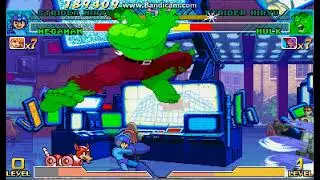 Marvel Vs Capcom 1( StriderHiryu & Mega man gameplay)