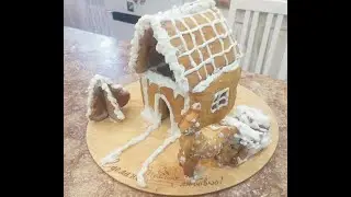 Новогодний пряничный домик.