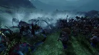 Эпичнейшая битва семи армий !!! Total War Warhammer-2. Битвы из сетевых кампаний.