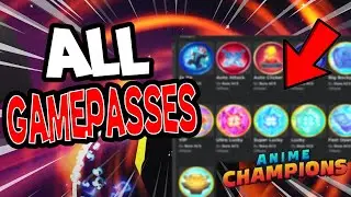 *ALL* Gamepasses Revealed In Roblox Anime Champions Simulator