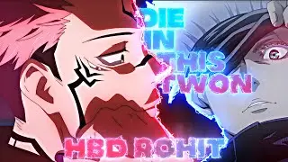 Jujutsu kaisen 「AMV」 Die In This Town