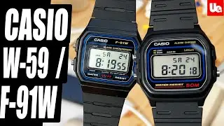 Casio W59 vs F91W - 50m Water Resistance Triumphs!