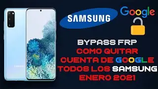 Como quitar Cuenta de Google Samsung Enero 2021 (Bypass FRP)