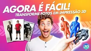 Transforme QUALQUER FOTO em MODELO para Impressão 3D com IA