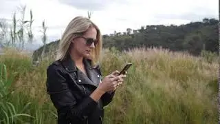 Free Stock Footages | Beautiful Woman using Phone