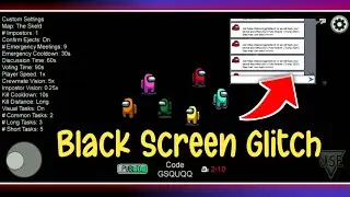 Among us black screen glitch | only players are visible | invisible ship | how can we fix