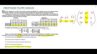 (Questão 14 - ESPECEX 2019) Produto de matriz com matriz transposta