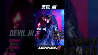 TEKKEN 8 | Devil Jin HD screen selection #tekken8 #DevilJin #gaming