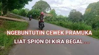 Ketemu cewek baju Pramuka dari jalan teladan langsung buntutin sampe kota sekayu...