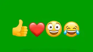EMOJI GREEN SCREEN | | Animated Emoji Overlay Pack
