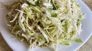 Самый быстрый,вкусный,полезный салат из капусты #салат#салаткапуста#быстросалат