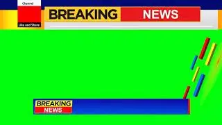 Copyright free green screen for KINEMASTER !! News Frames !! Green Screen Frames !! Green Screen 4