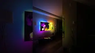 The only lightstrip you need 😮  #nanoleaf #tvled #homedecor