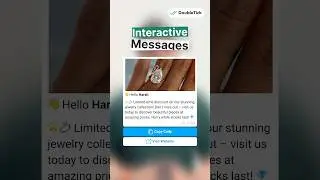 Boost Your Conversion Rate with Interactive Messages on WhatsApp 🤩🚀 #shorts #whatsappapi