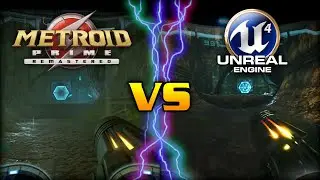 Metroid Prime Remastered Vs. Unreal Engine 4 Graphics Comparison