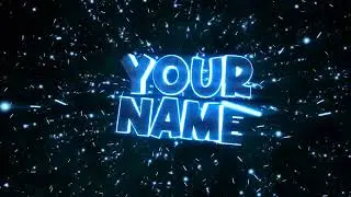 3D BLUE INTRO TEMPLATE