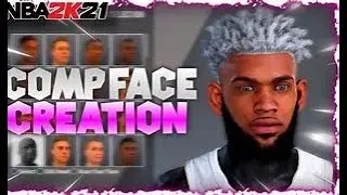 BEST COMP STAGE ‘GUARD’ FACE CREATION in NBA2K21! BEST DRIPPY GUARD FACE CREATION!
