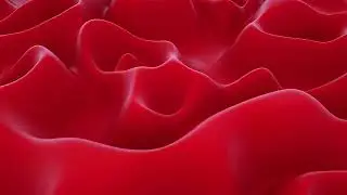 Free motion background - Red organic fluid video background loop