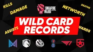RECORDS Wild Card Singapore Major 2021 | Dota 2 Tournaments