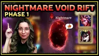 Nightmare Void Rift 🔸 Phase 1🔸 All Battles 🔹 Aracha Rotation ✤ Watcher of Realms