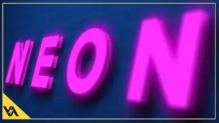 Neon Text Animation in After Effects Tutorial