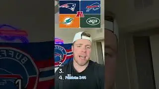 AFC East Final Standings Prediction #nfl #afceast #nflpredictions