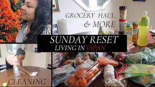 Sunday RESET Living In JAPAN cooking cleaning Grocery shopping Offbase