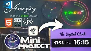💡 Creative Working Clock Project | 3 Unique Designs | HTML CSS JS Mini Project ⏰🔥