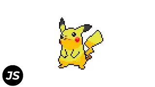 Draw Pikachu from Pokemon | Pixel Art | Piskel