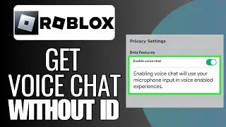 How To Get VOICE CHAT in ROBLOX Without ID! - Full Guide