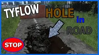 TyFlow⛔Hole In Road (Camera Tracking) ⛔After Effects Tracking⛔VFX⛔3ds max 3d tracking