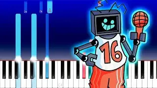 Friday Night Funkin - Dunk (VS HEX MOD) (Piano Tutorial)