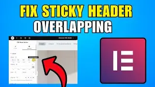 How To Fix Elementor Sticky Header Overlapping The Scroll To Section (2026) (New Method)
