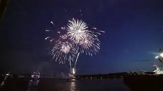 Klaipėdos laivų parado finalas :-) Fejerverkai 2017