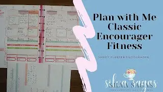 Plan with Me Fitness | Happy Planner Encourager Planner