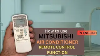 Mitsubishi Air Conditioner Remote Explained | All Buttons & Functions
