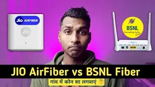 Jio AirFiber vs BSNL Fiber Full Comparison Which one is better | Live Speed Test 30Mbps