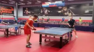 Длинные шипы SPINLORD BLITZSCHLAG ох.на алл+ .Самара. Первая ракетка. Валиахметов - Шпотя