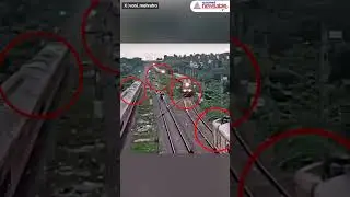 Oh My God! Four Trains On One Railway Track 