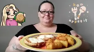 MUKBANG: HAMBURGER DI POLLO E CROCCHETTE DI PATATE (IO E I MALTRATTAMENTI SUBITI A LAVORO  )