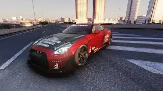 Sunrise Driving │ Nissan GT-R │ Assetto Corsa - Shutoko Revival