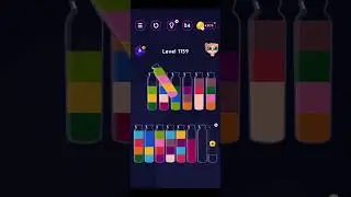 Get Color Water Sort Puzzle Level 1156 to Level 1160