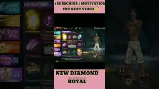 New Diamond  Royal || One spin trick  || Free fire || 