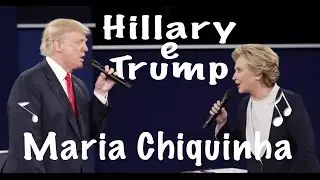 Trump e Hillary cantam Sandy e Junior