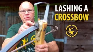 Lashing a medieval crossbow