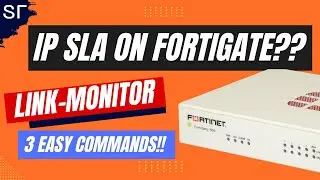 Configuring IP SLA in Fortinet is EASY! // Discover Link Monitor on Fortigate!
